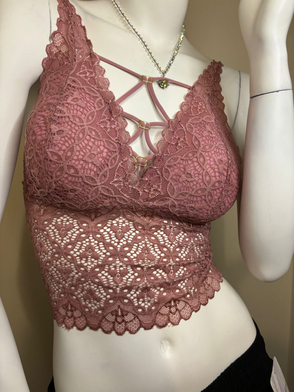 Top Bralette in pizzo