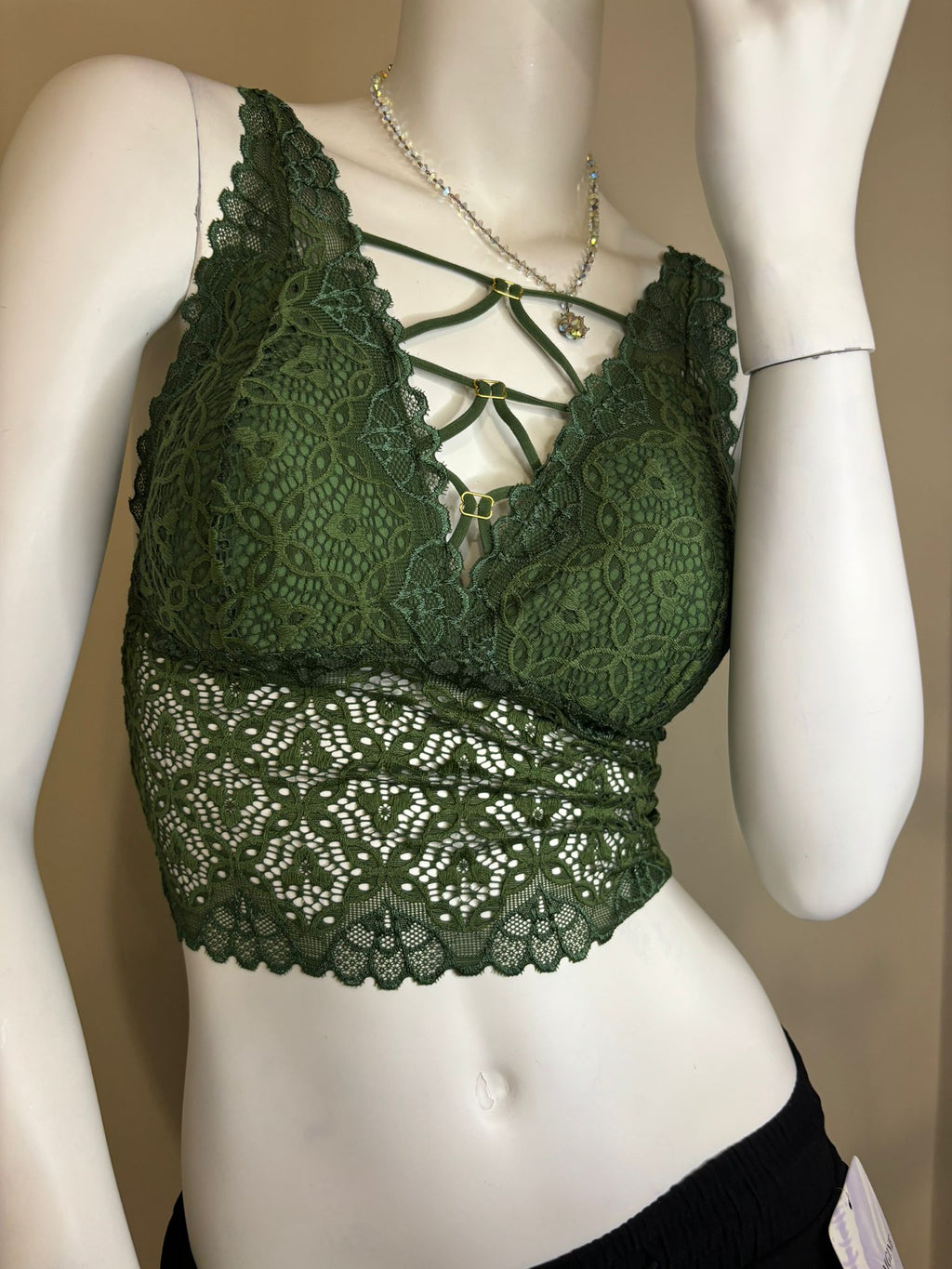 Top Bralette in pizzo