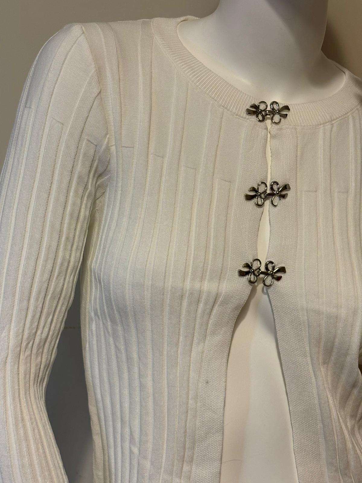 Cardigan a costine