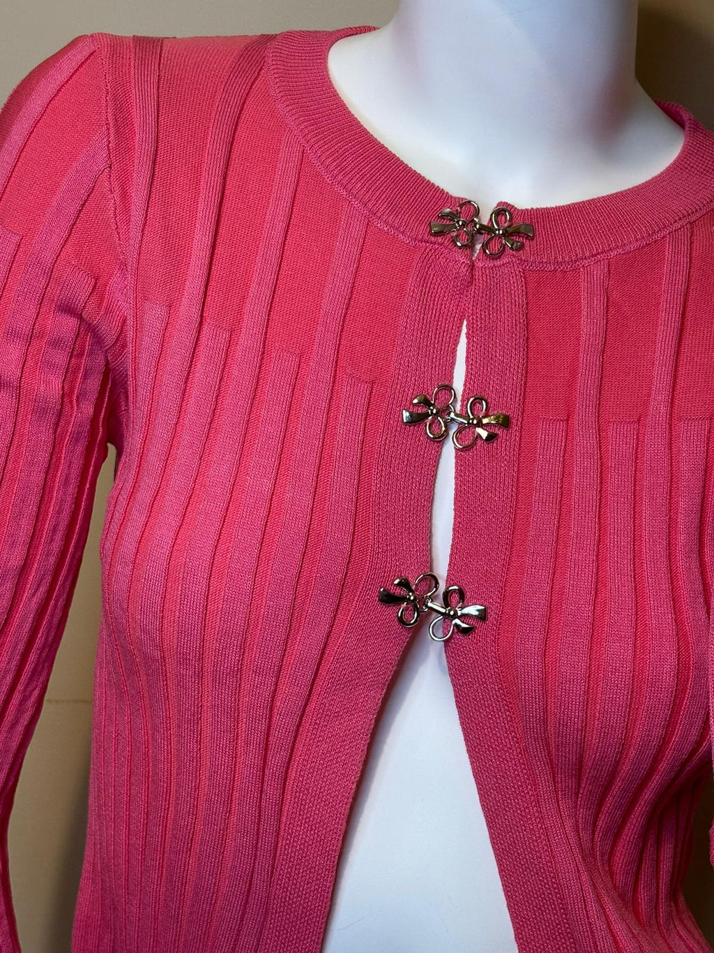 Cardigan a costine